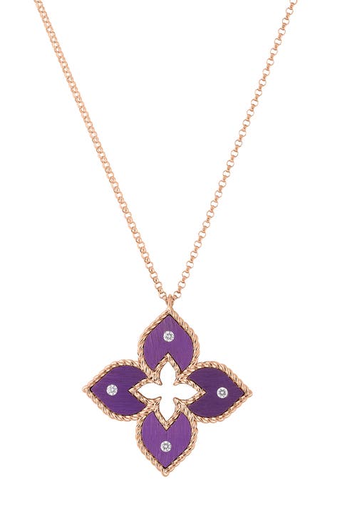 Venetian Princess Diamond Pendant Necklace