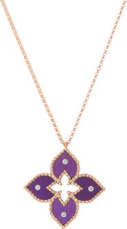 Roberto Coin Venetian Princess Diamond Pendant Necklace