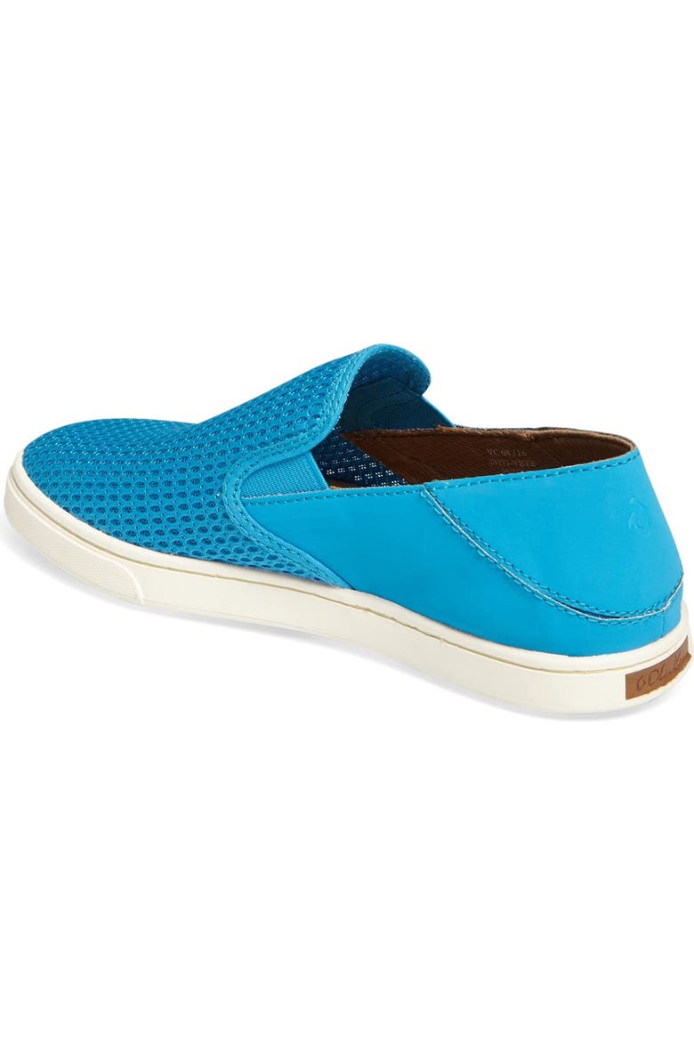 OluKai 'Pehuea' Slip-On Sneaker, Alternate, color, Vivid Blue / Vivid Blue