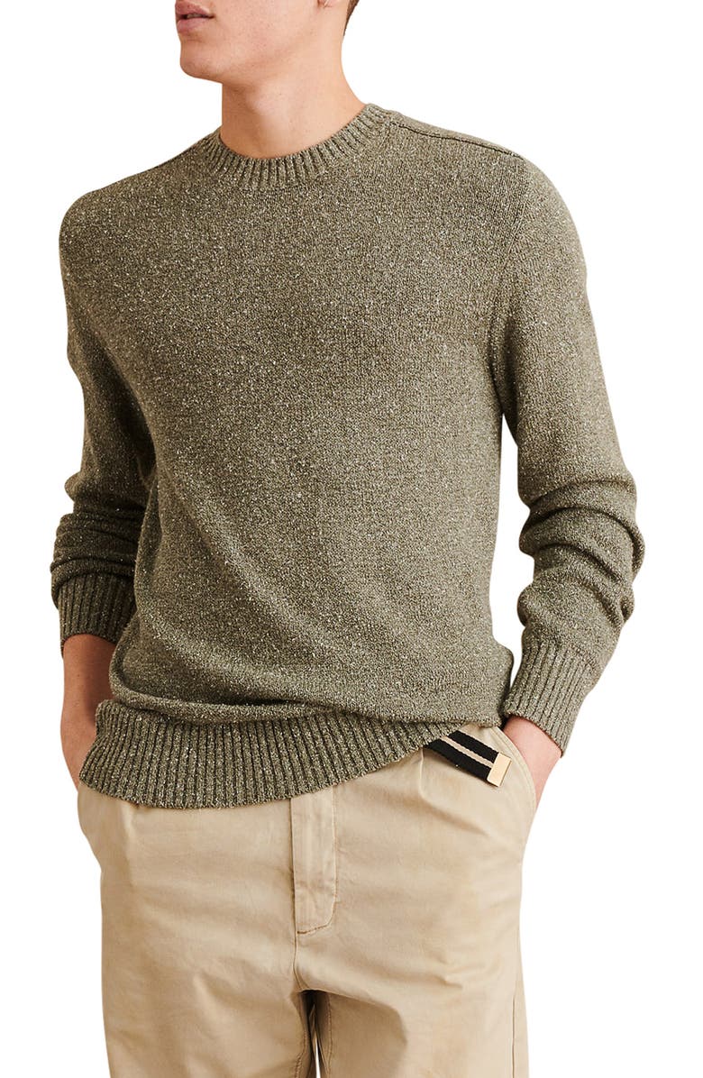 Alex Mill Donegal Cotton & Silk Crewneck Sweater, Main, color, 