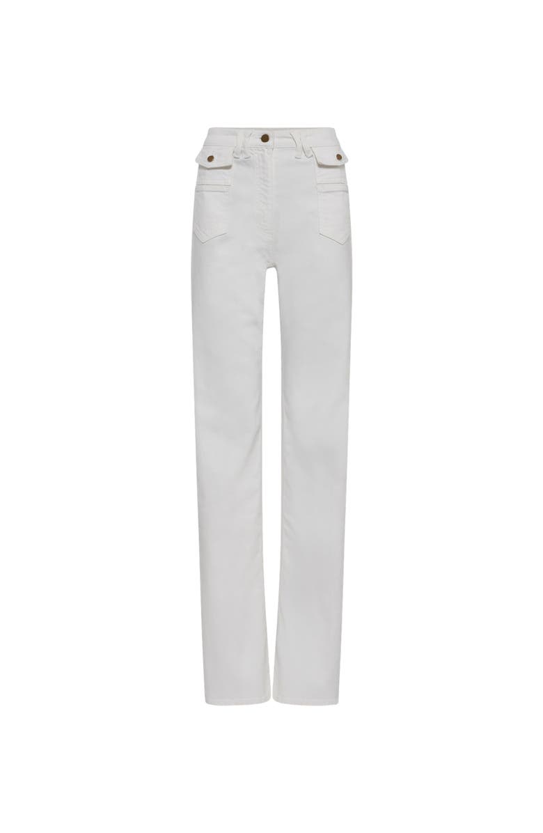 GERARD DAREL High Rise Sculpting Flare Jeans, Alternate, color, Optical White