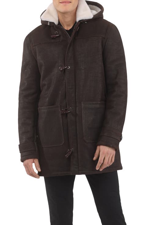 Men's Genuine Shearling Parka