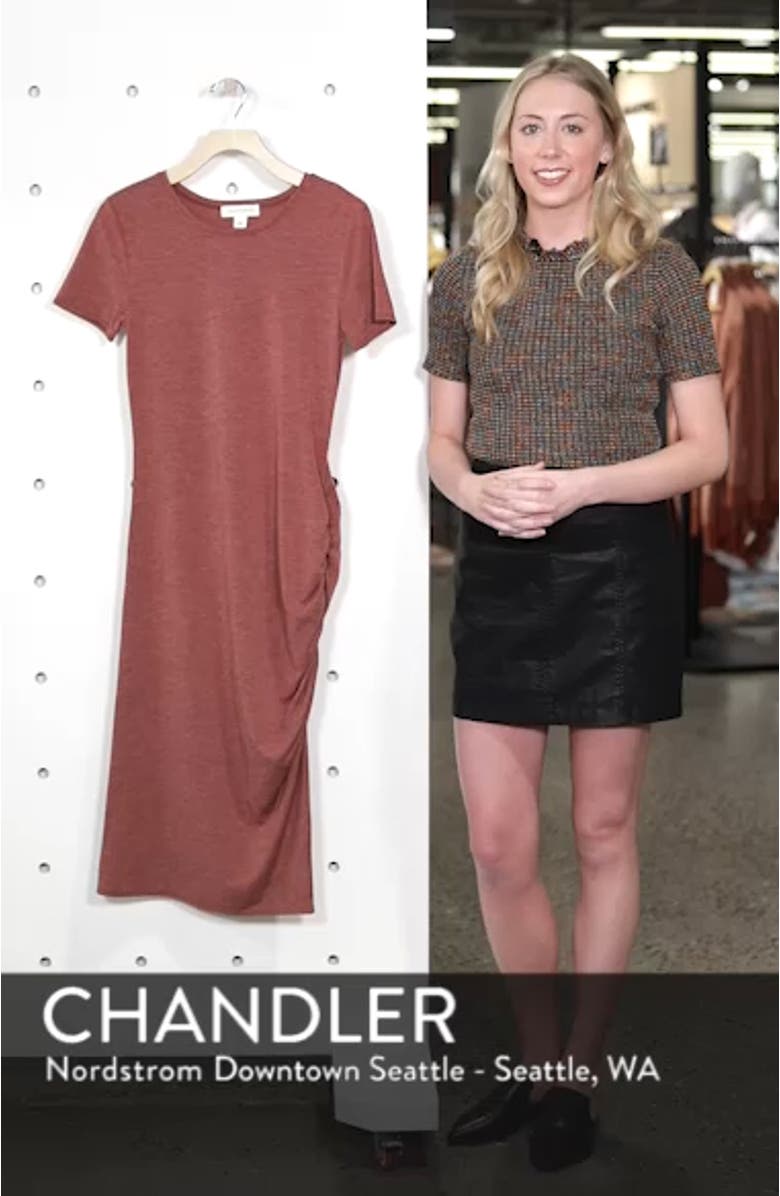 Side Ruched Body-Con Dress, sales video thumbnail