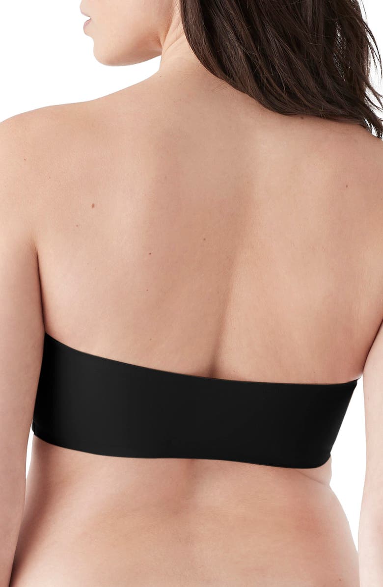 True & Co True Body Wireless Convertible Bandeau Bra, Alternate, color, Black