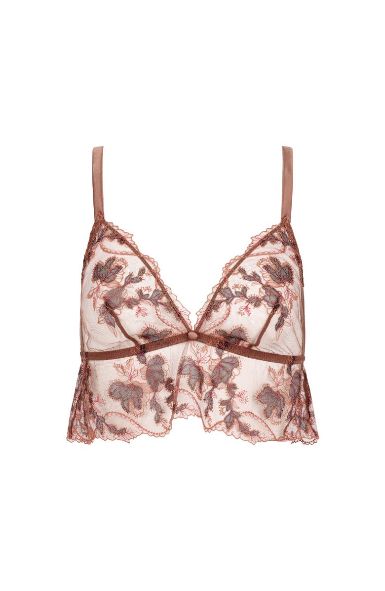 Huit Poeme Prestige Bralette, Main, color, Brown