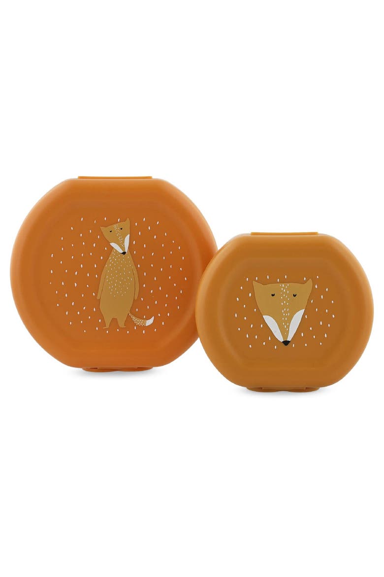 Snack Box with Clip - 2pcs, Alternate, color, Mr. Fox