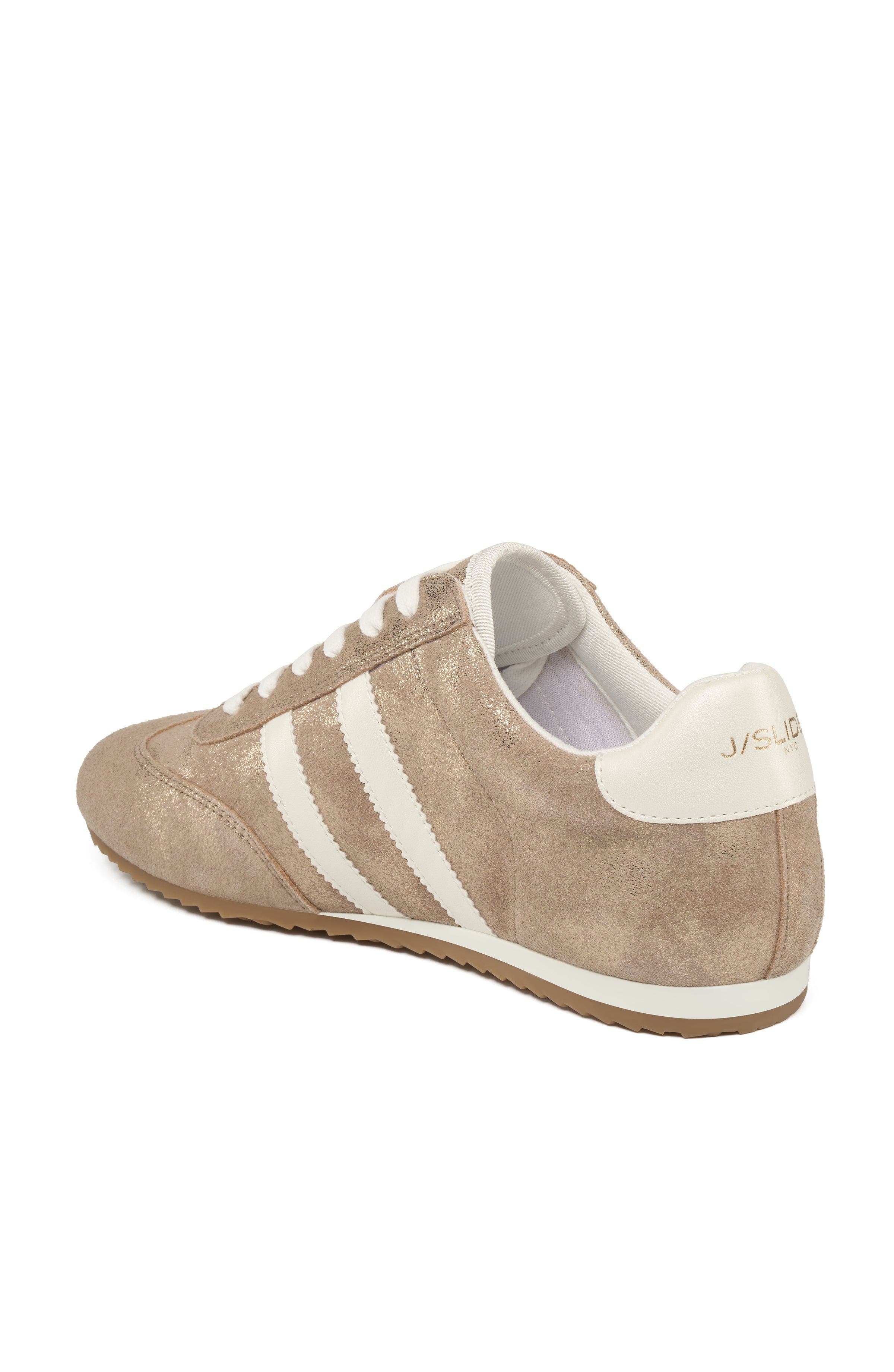 Peggy Metallic Sneaker, Alternate, color, Taupe-Metallic