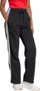 adidas Essentials 3-Stripes Open Hem Fleece Pants