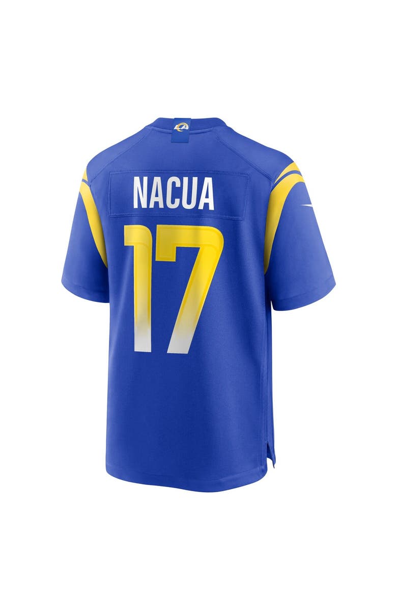 Nike Men's Nike Puka Nacua Royal Los Angeles Rams Home Game Jersey, Alternate, color, 