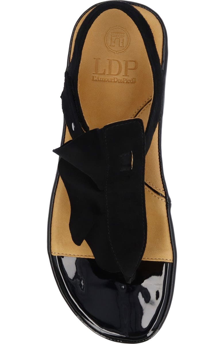 L'Amour des Pieds Vendala Ankle Strap Sandal, Alternate, color, Black