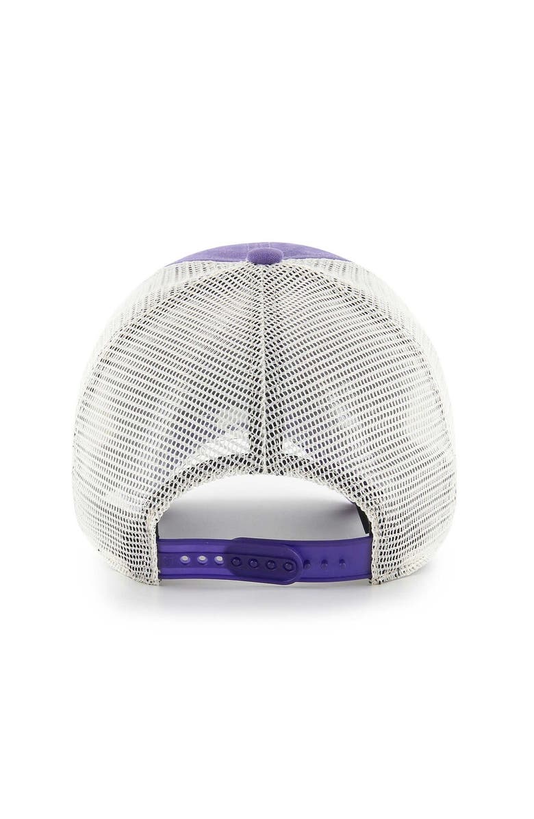 '47 Men's '47 Purple Los Angeles Lakers Five Point Patch Clean Up Adjustable Hat, Alternate, color, Purple