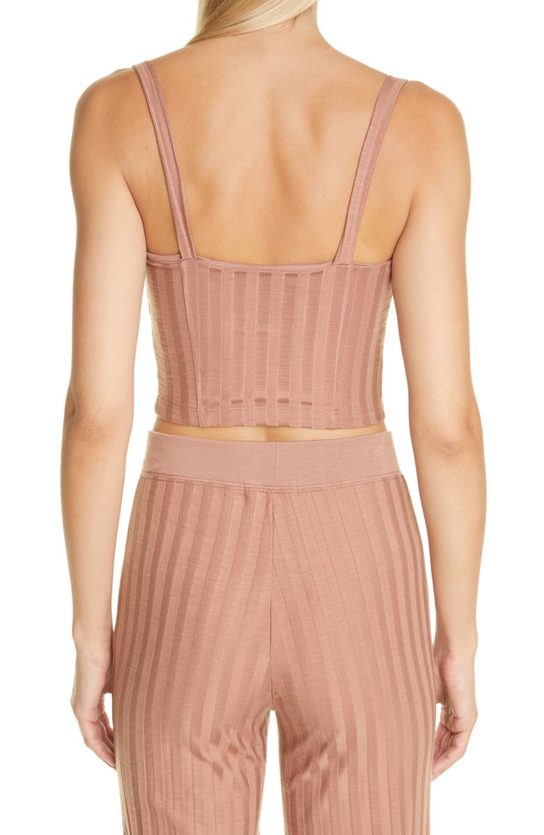 Jonathan Simkhai Standard Dee Bustier Crop Top, Alternate, color, 