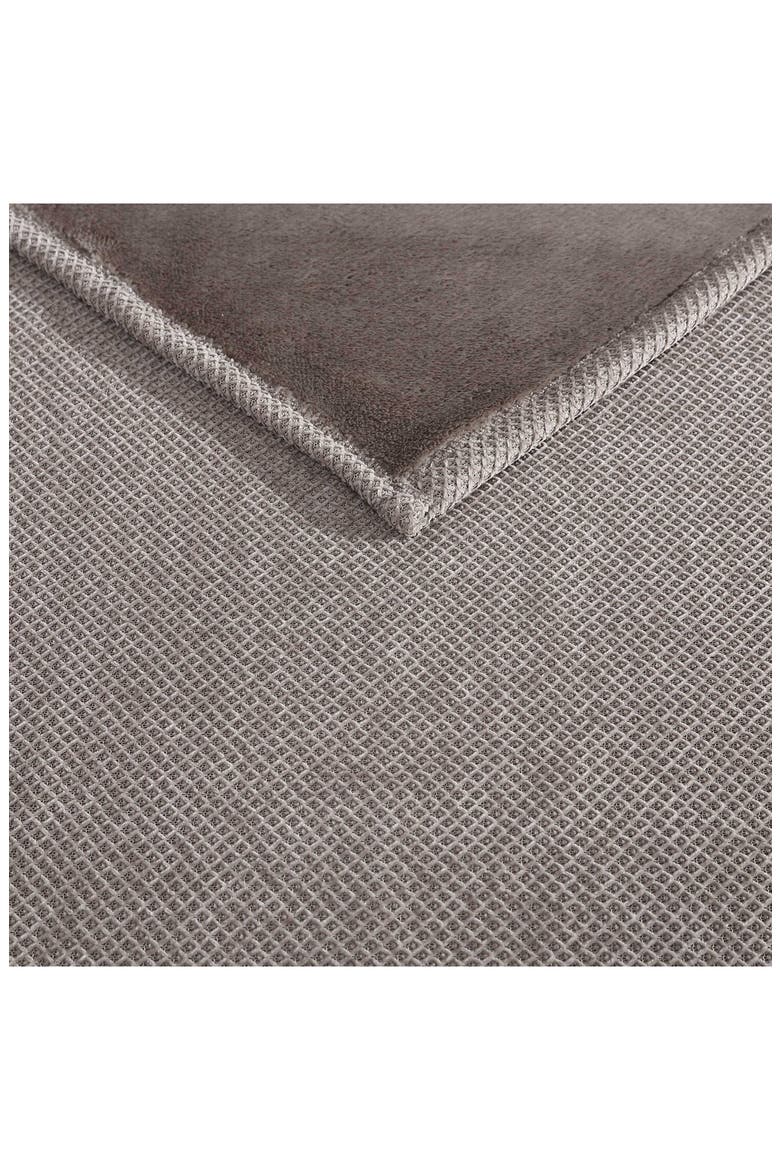 Chenille Jacquard Plush Throw Blanket, Alternate, color, LIGHT / MEDIUM BROWN