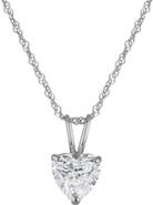 FZN 14K Gold Lab Grown Diamond Pendant Necklace