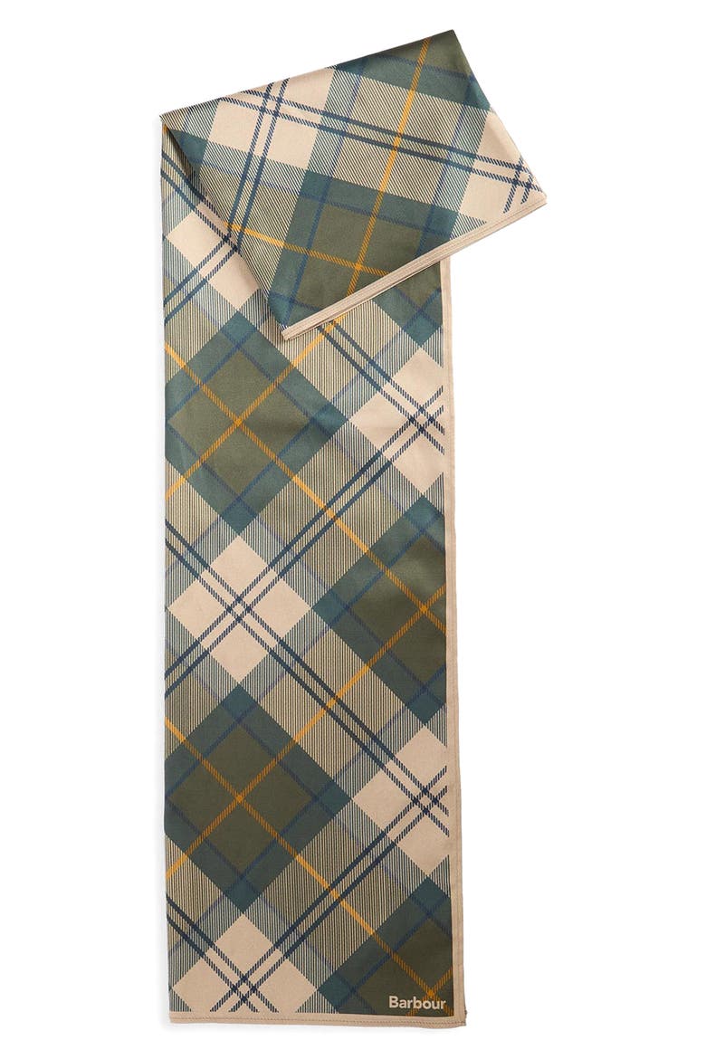 Kinsale Tartan Square Scarf, Alternate, color, MUTED TARTAN
