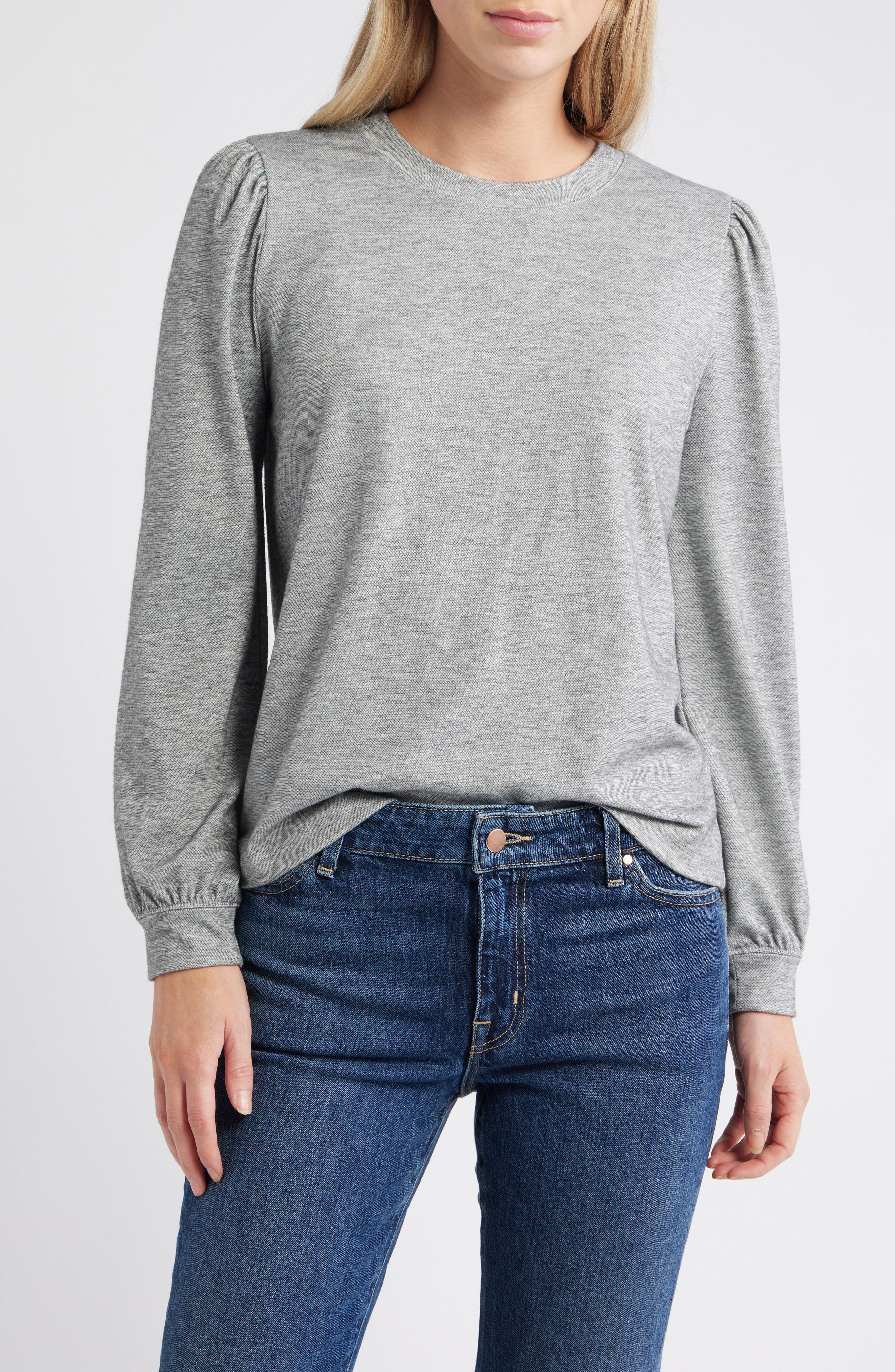 Caslon® Blouson Sleeve Top
