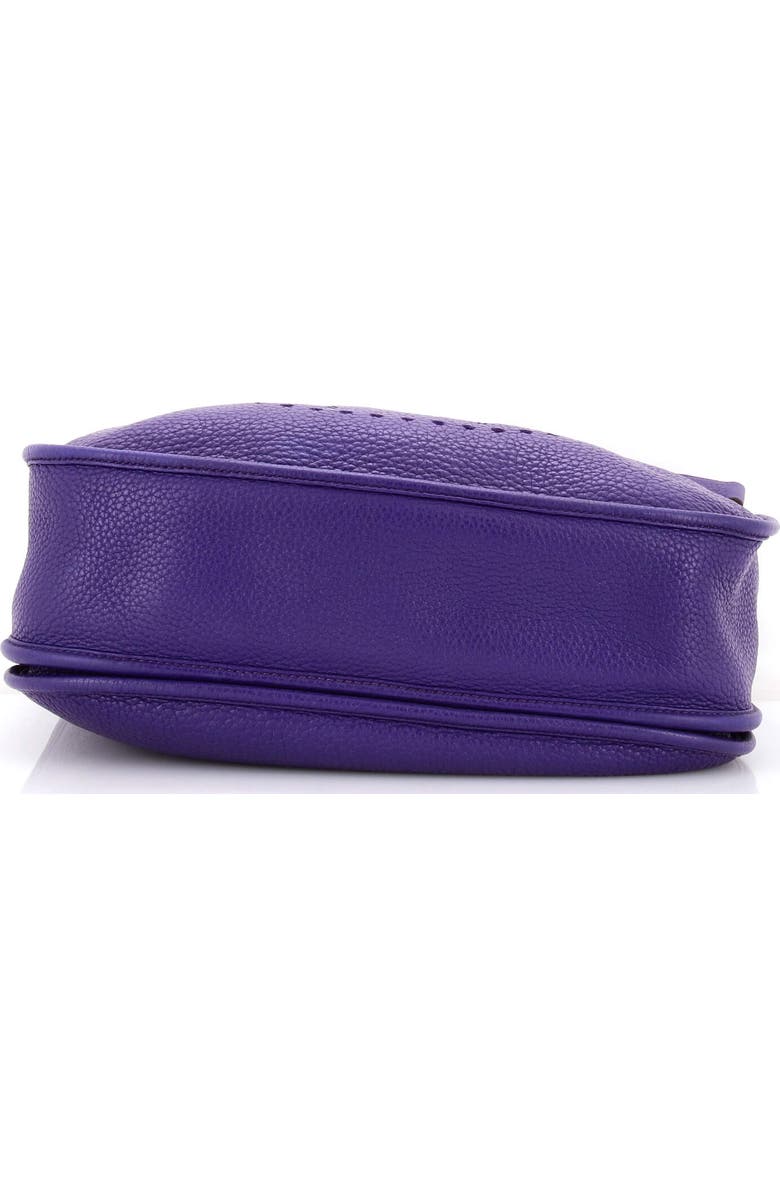 Pre-Owned Hermes Evelyne Bag Gen III Clemence GM, Alternate, color, Iris