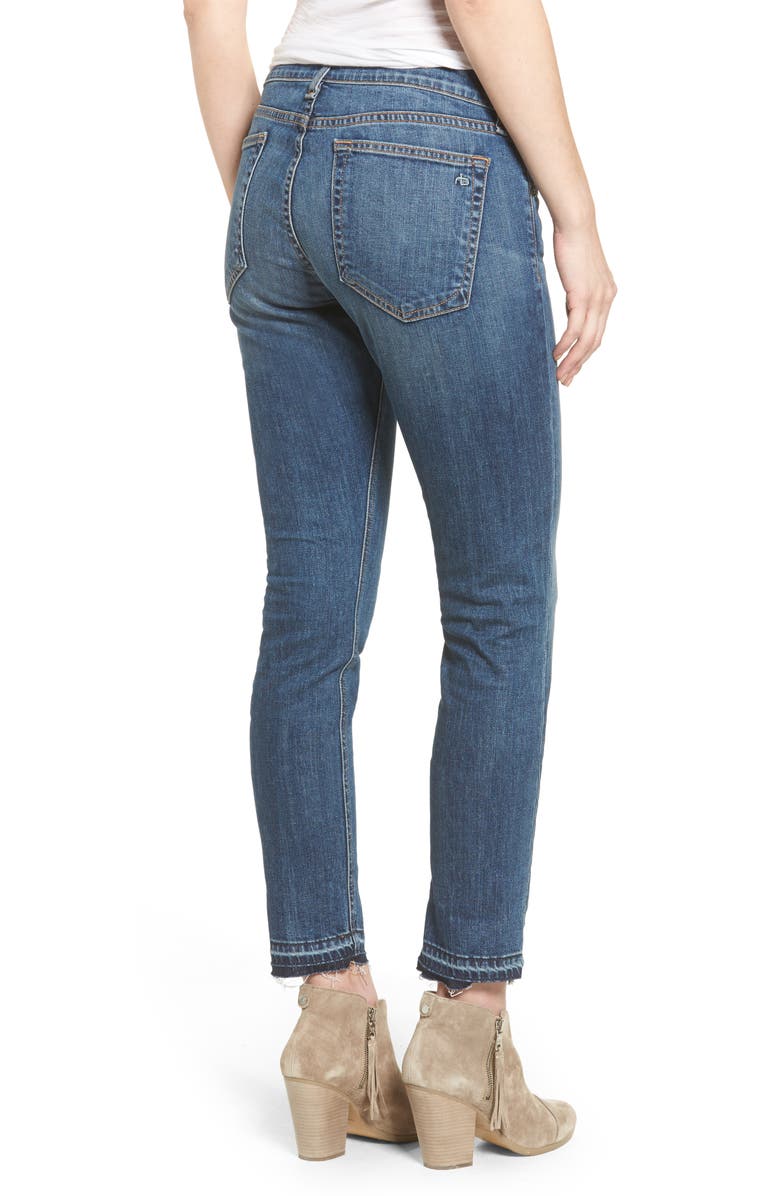 rag & bone/JEAN The Dre Released Hem Slim Boyfriend Jeans, Alternate, color,