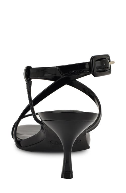 Shop Nine West Hinell Kitten Heel Sandal In Black