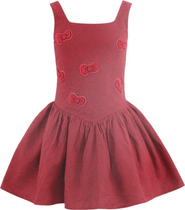 Lola + The Boys Houndstooth Bow Dress