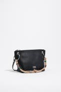 Bimba y Lola Medium Leather Trapezium Bag SS26