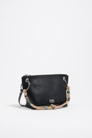 Bimba y Lola Medium Leather Trapezium Bag SS26