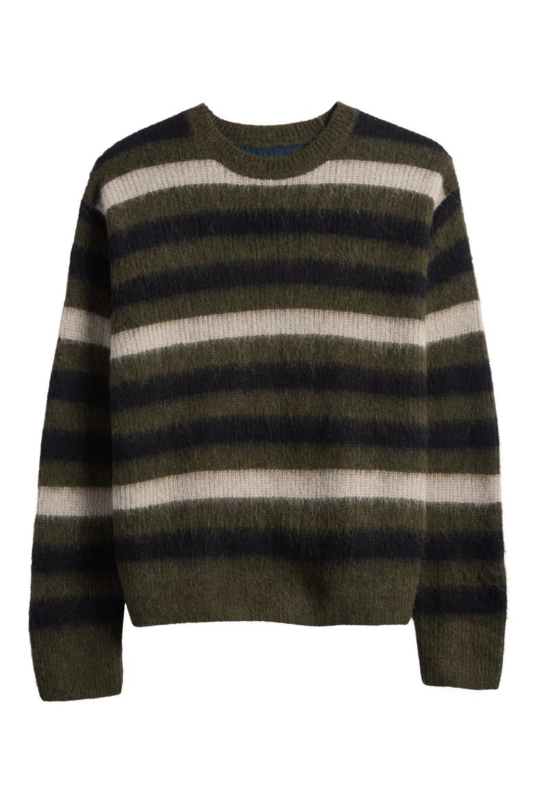 Sammie Merino Wool & Alpaca Blend Sweater, Alternate, color, WILD GREEN