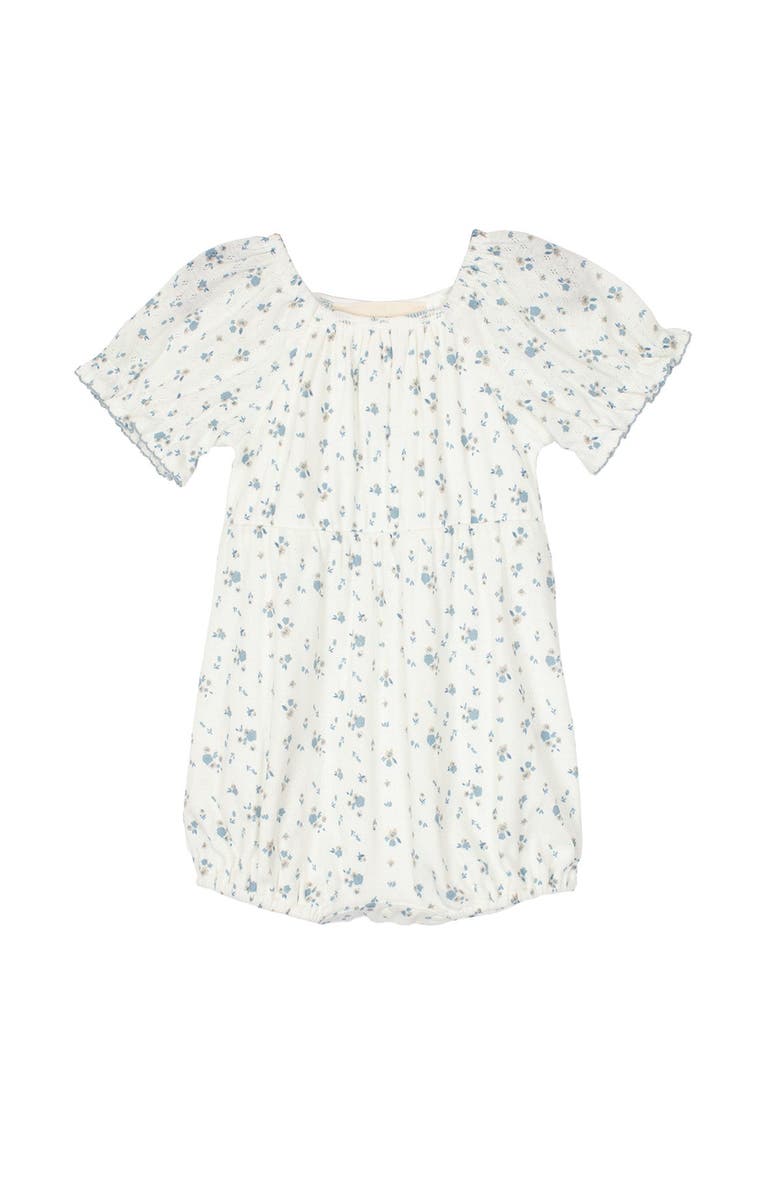 Mabel + Honey Bluebell Baby Romper, Main, color, Blue