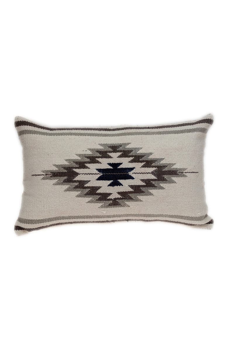 PARKLAND COLLECTION Kamal Transitional White Throw Pillow, Main, color, 