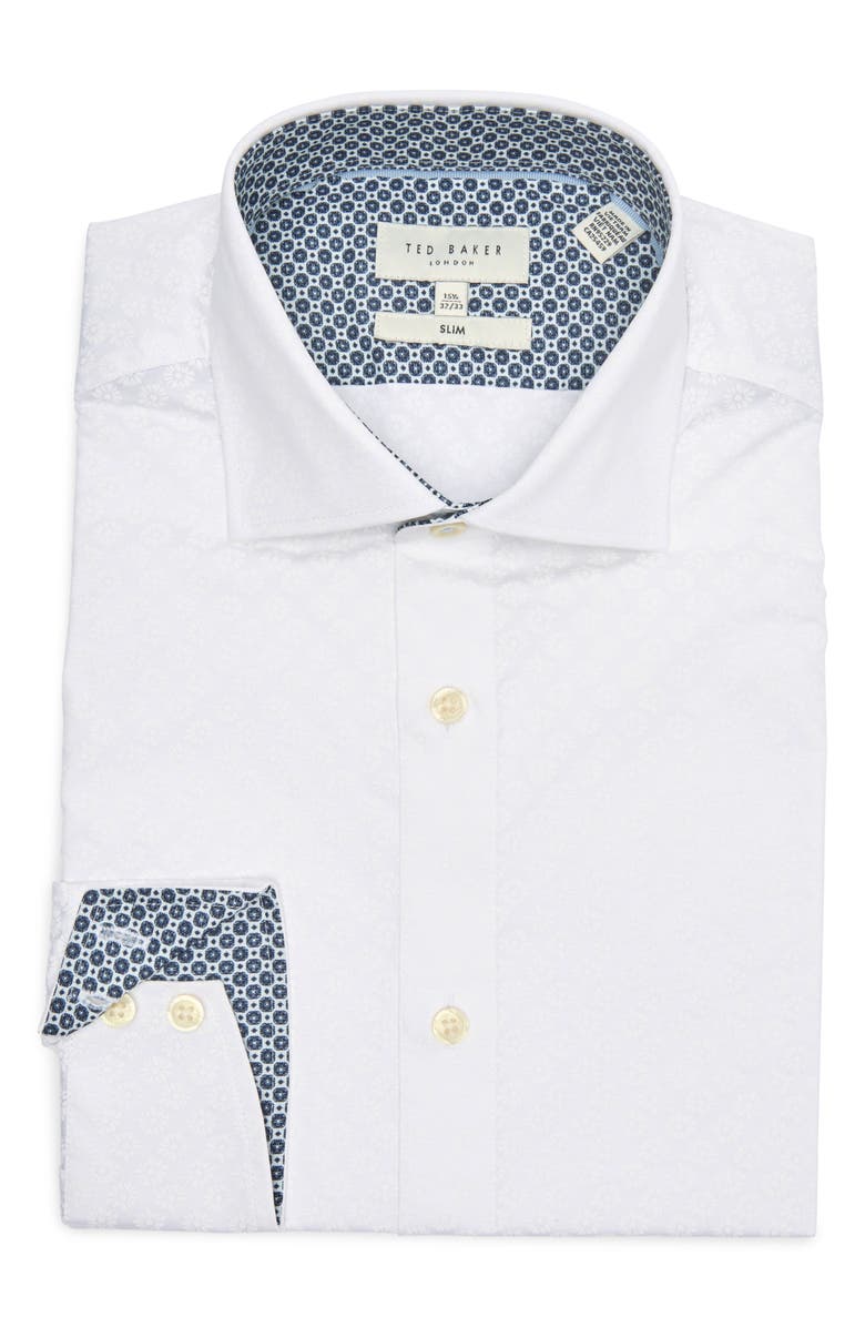 Ted Baker London Norcoss Slim Fit Dress Shirt, Alternate, color,