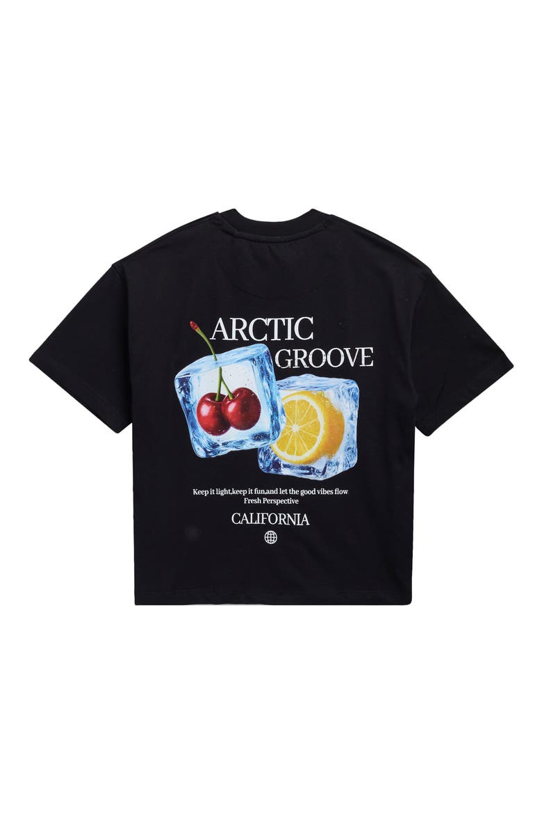 Kids' Ice Cubes Graphic T-Shirt, Alternate, color, BLACK