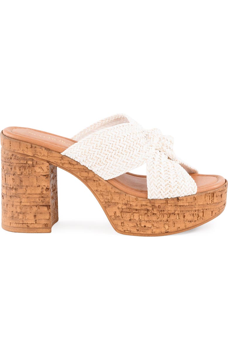 Seychelles Adorned Platform Sandal, Alternate, color, White