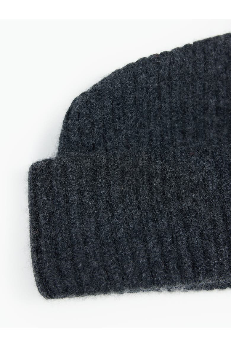 Unisex Cashmere Grandpa Hat, Alternate, color, charcoal