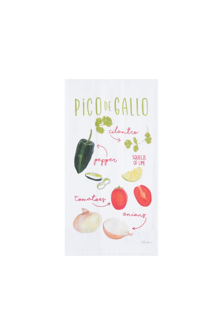 Margarita Guac & Pico Towel Set of 3, Alternate, color, White