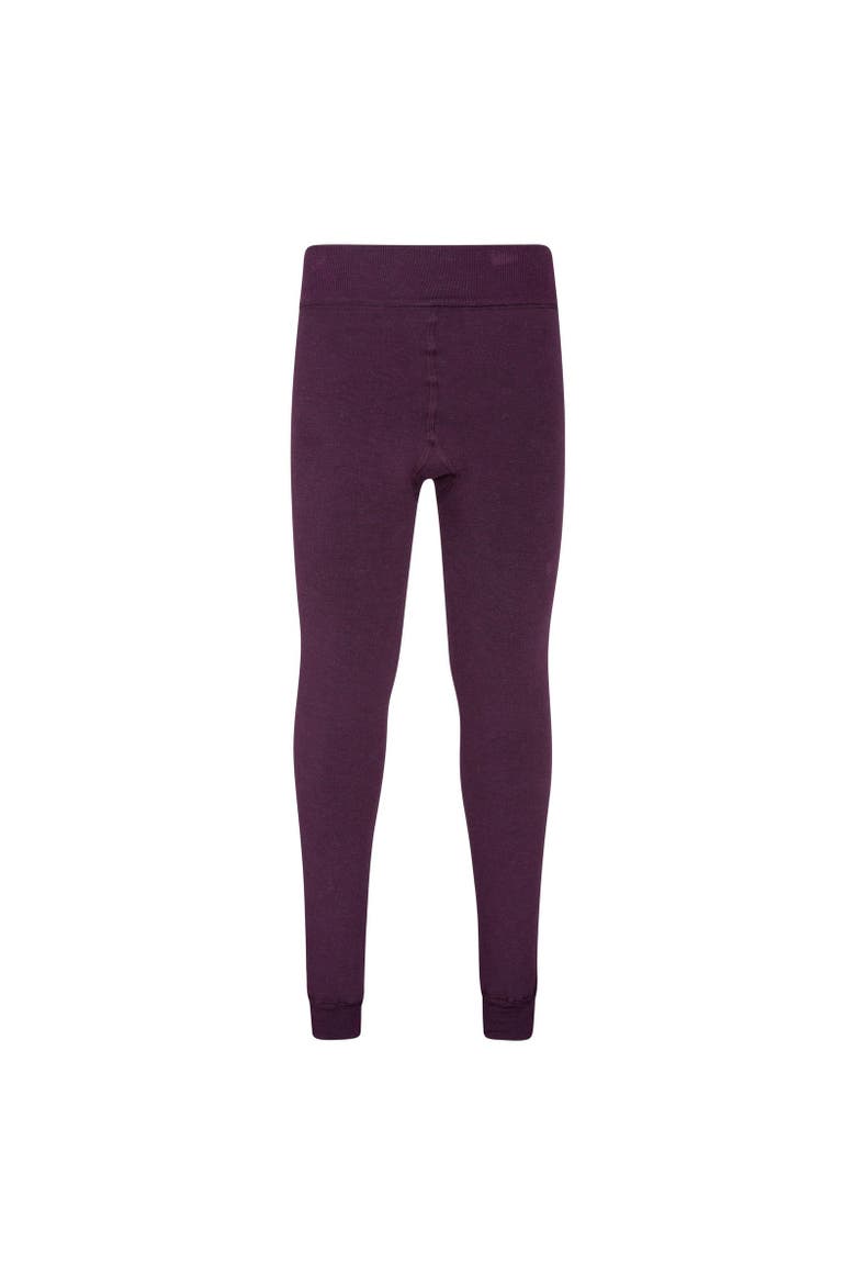 Childrens/Kids Fluffy Fleece Lined Leggings, Main, color, Purple