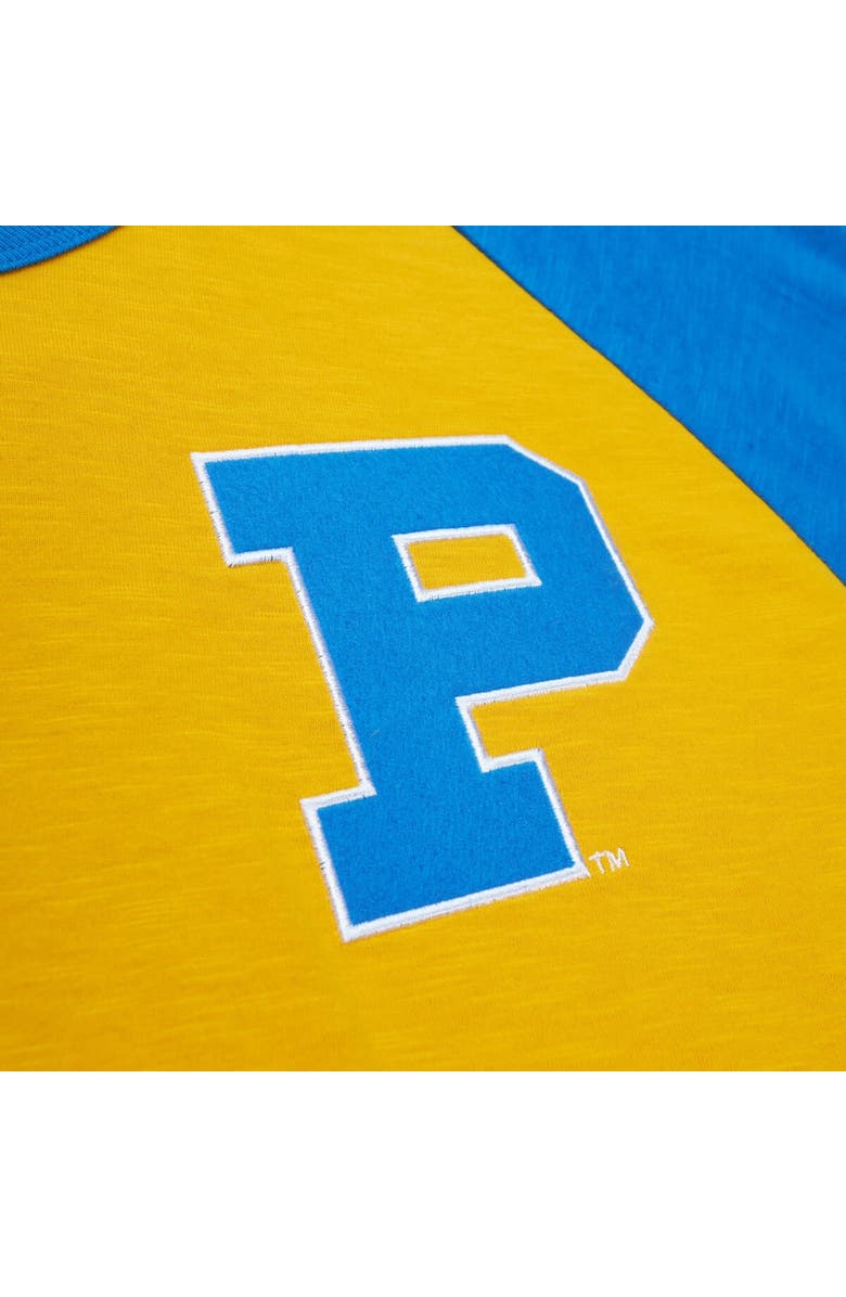 Mitchell & Ness Men's Mitchell & Ness Gold Pitt Panthers Legendary Slub Raglan Long Sleeve T-Shirt, Alternate, color, Gold