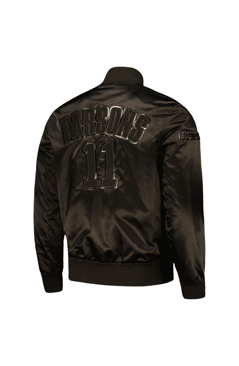 PRO STANDARD Men's Pro Standard Micah Parsons Black Dallas Cowboys Player Full-Snap Jacket, Alternate, color, 