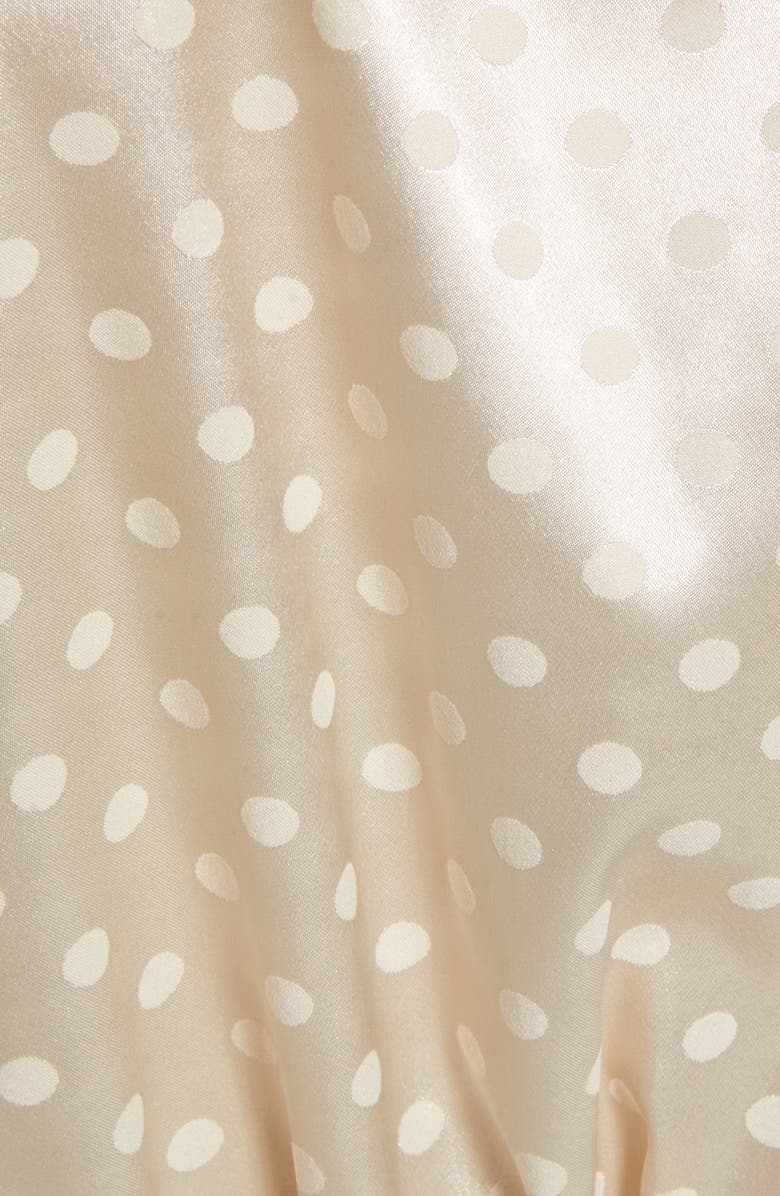 Good American Jacquard Dot Satin Top, Alternate, color,