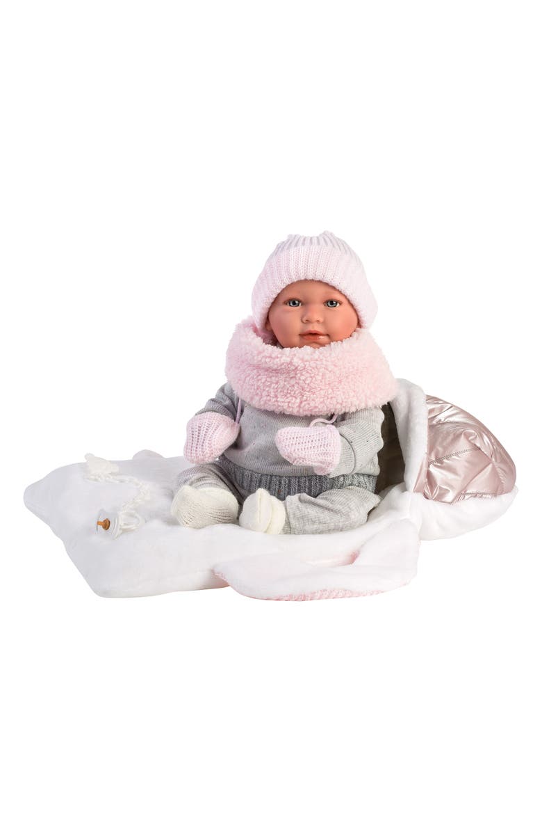 Llorens Priscilla 16.5-Inch Articulated Newborn Baby Doll, Alternate, color, 