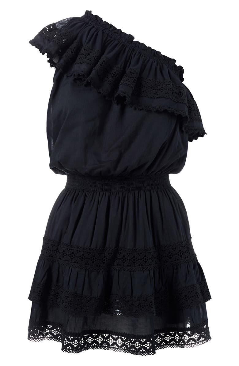 Melissa Odabash Debbie One-Shoulder Cover-Up Dress, Alternate, color, 