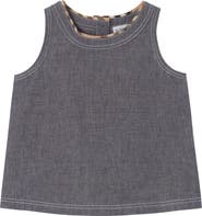 Burberry Girls' Cotton Chambray Top