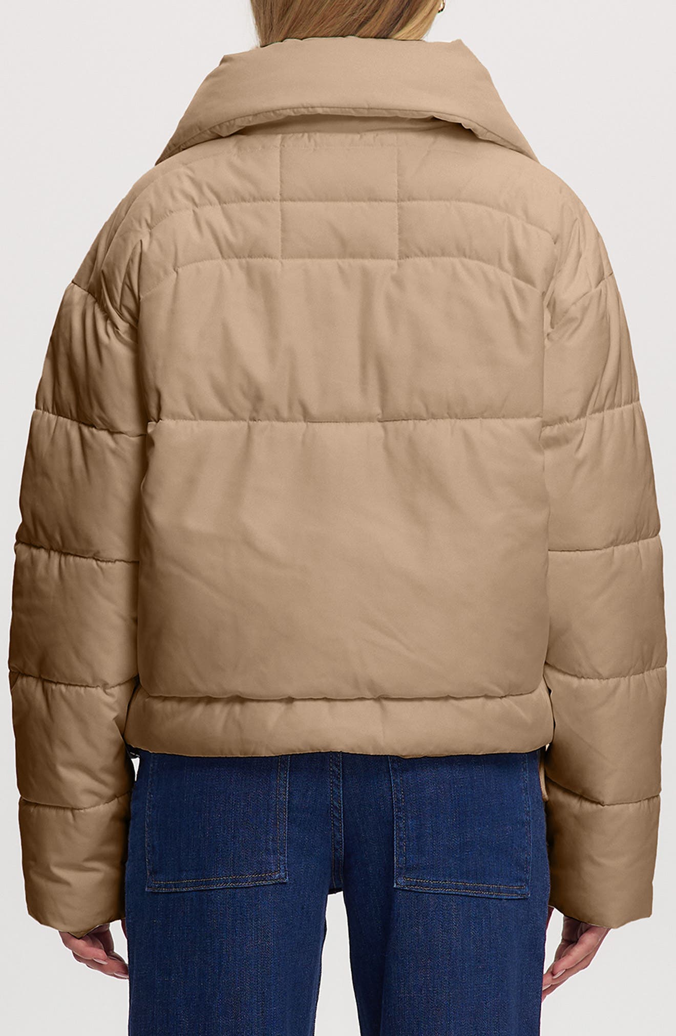 Crop Puffer Jacket - image 4