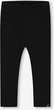 Deux par Deux Baby Girl's Rib Leggings Black