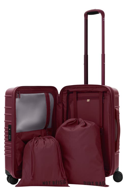 Beis Béis The 21-inch Carry-on Roller In Burgundy