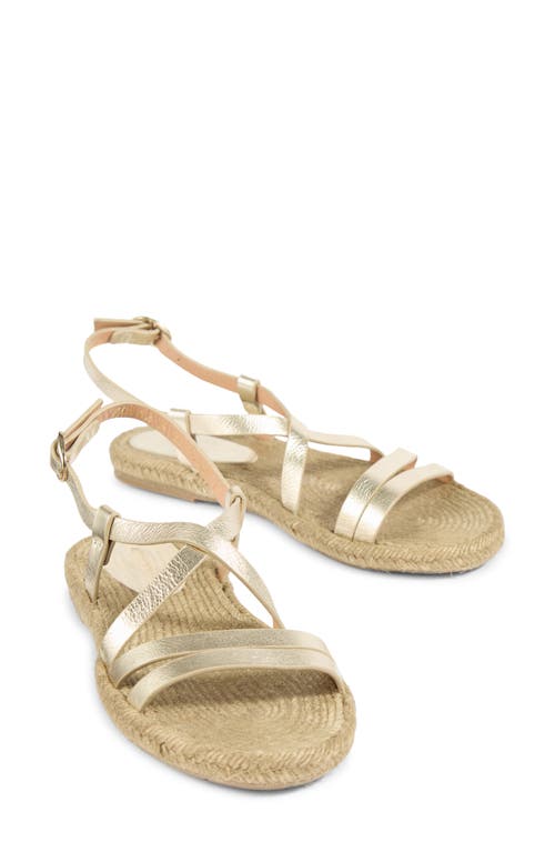 Lk Bennett Indie Espadrille Sandal In Gold