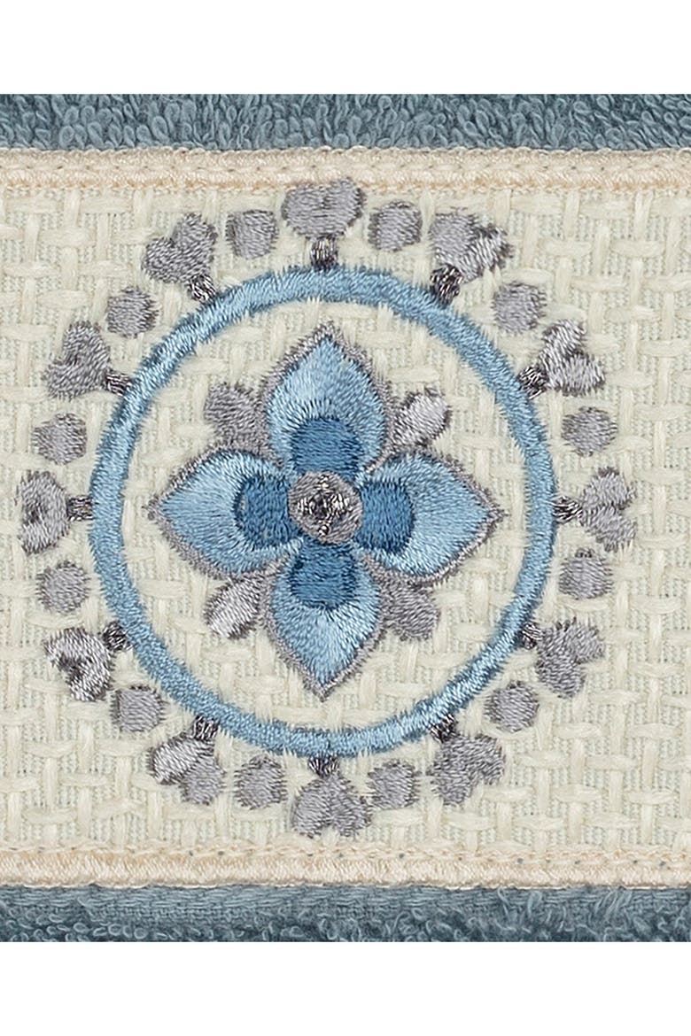 Isabell Embellished Washcloth - Set of 2 - Teal, Alternate, color, TEAL