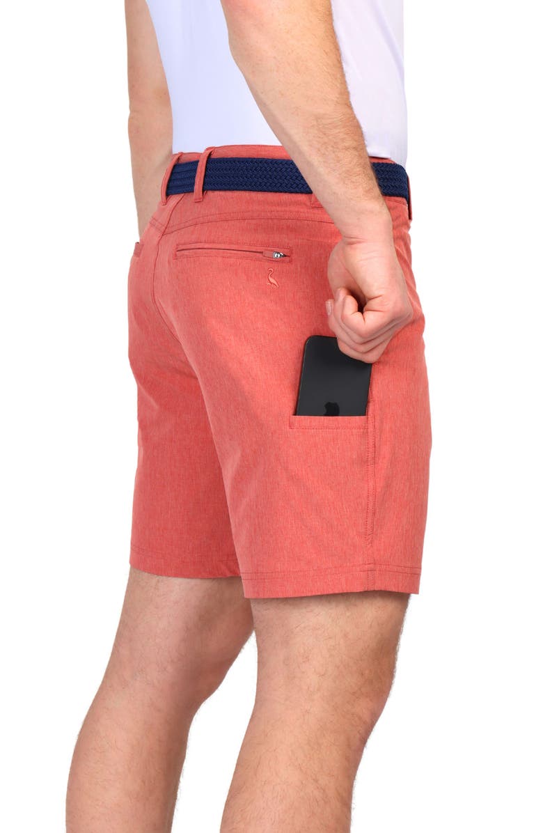 TailorByrd Performance Shorts, Alternate, color, Sunwashed Red
