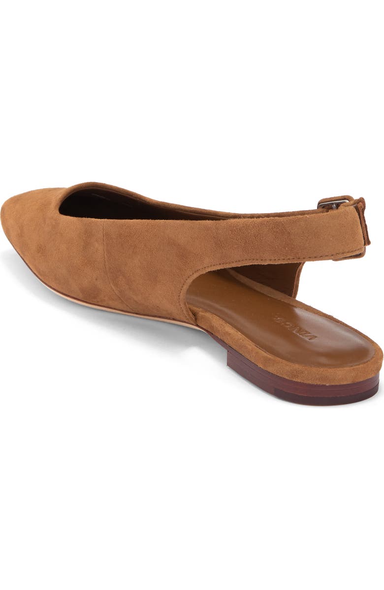 Vince Brody Slingback Flat, Alternate, color, Dark Caramel