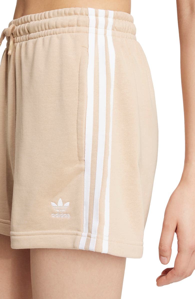 adidas Adicolor 3-Stripes French Terry Shorts, Alternate, color, 