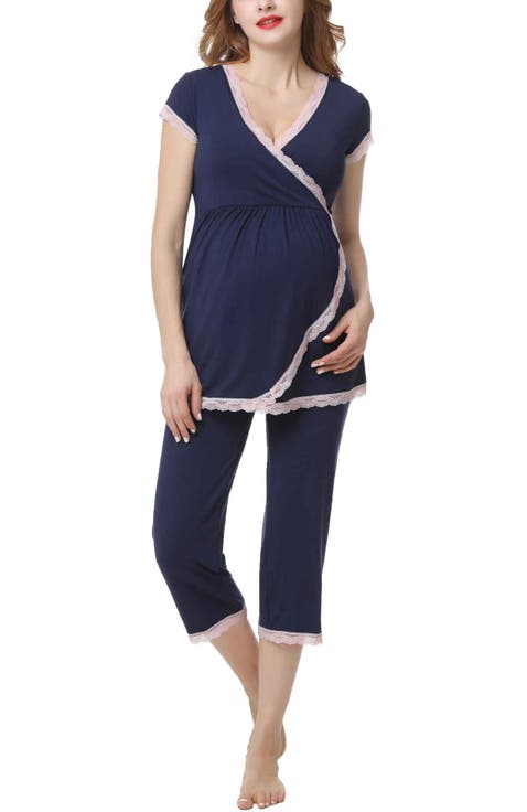 Cindy Maternity/Nursing  Pajamas Set